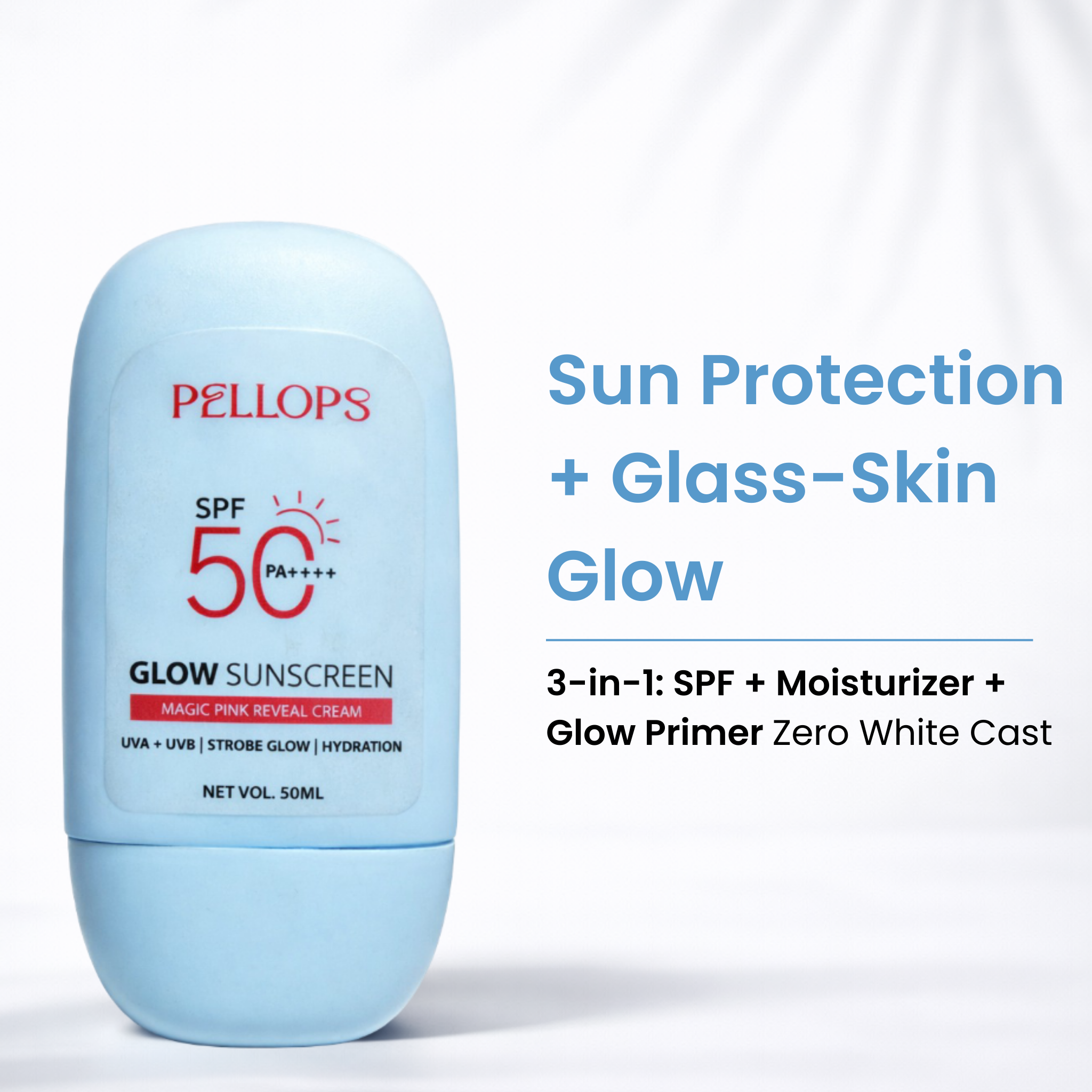 SPF 50 PA++++ Glow Sunscreen with Niacinamide & Magic Pearls