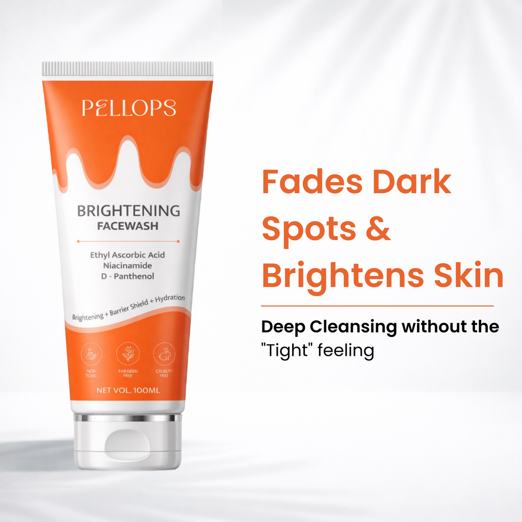 AM Glow Routine Duo - Brightening Face Wash & SPF 50 Sunscreen Combo | Cleanse & Protect