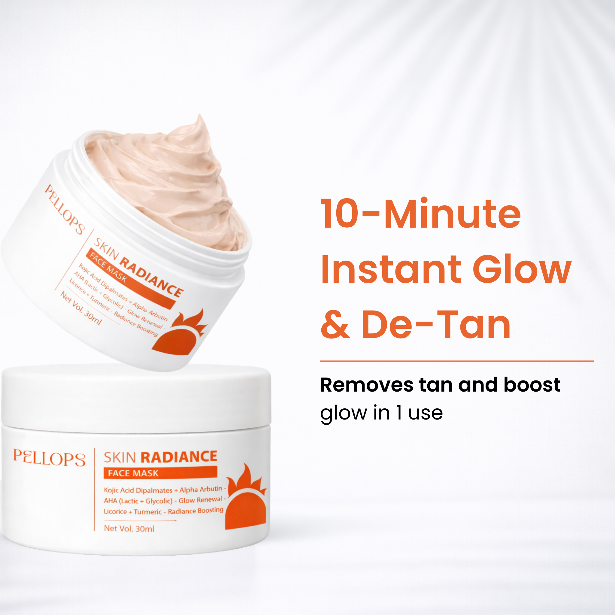 Skin Radiance Mask - Kojic Acid & Turmeric