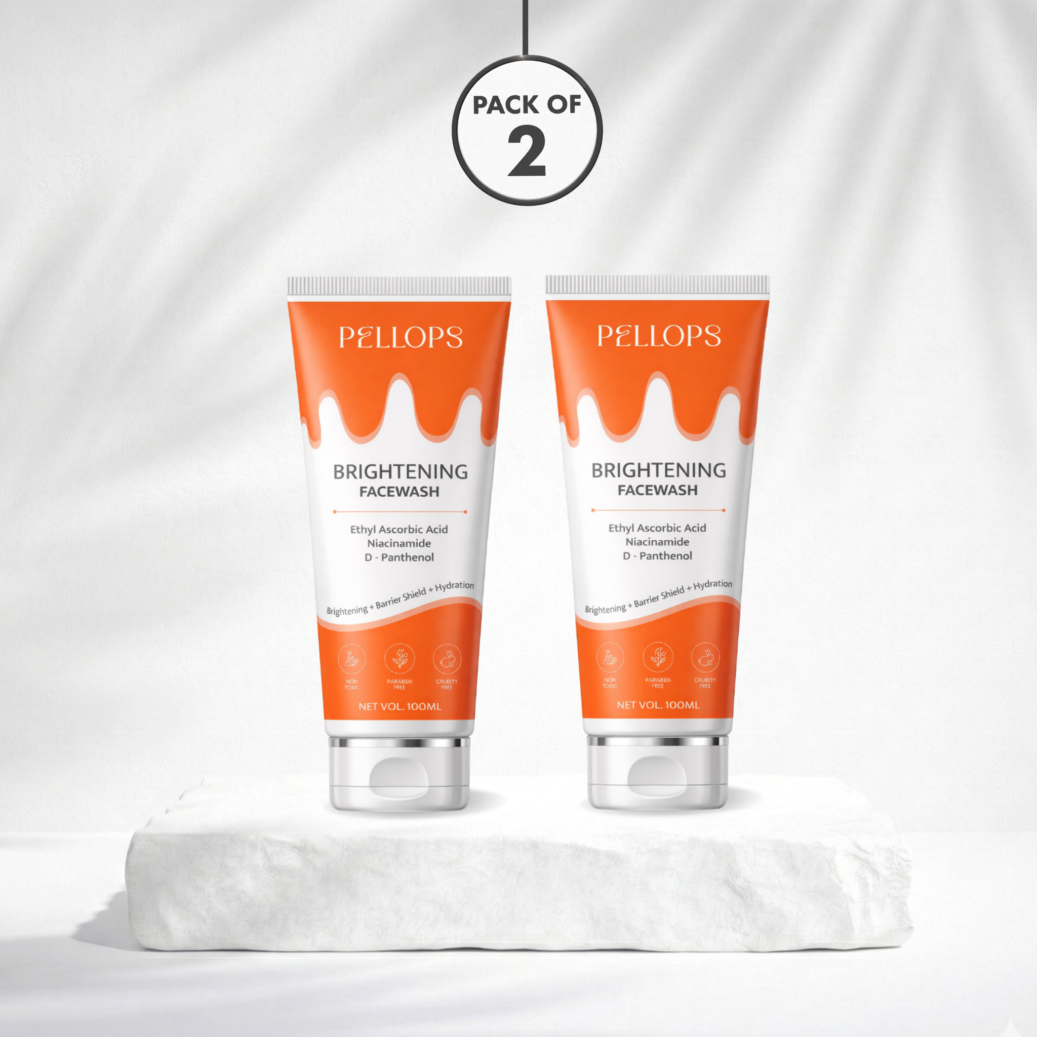 Vitamin C Brightening Face Wash - Pack Of 2