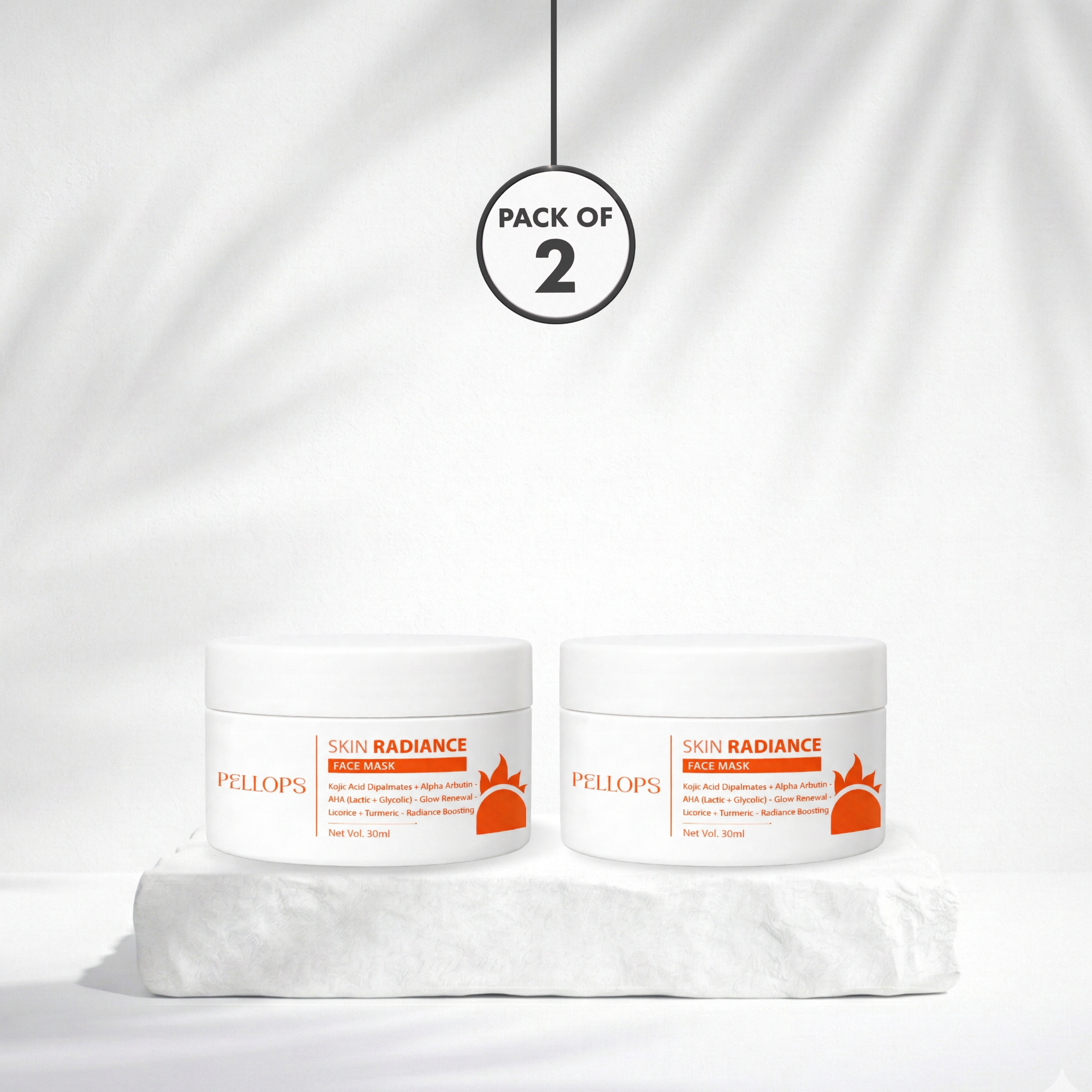 Skin Radiance Mask - Kojic Acid & Turmeric Pack of 2