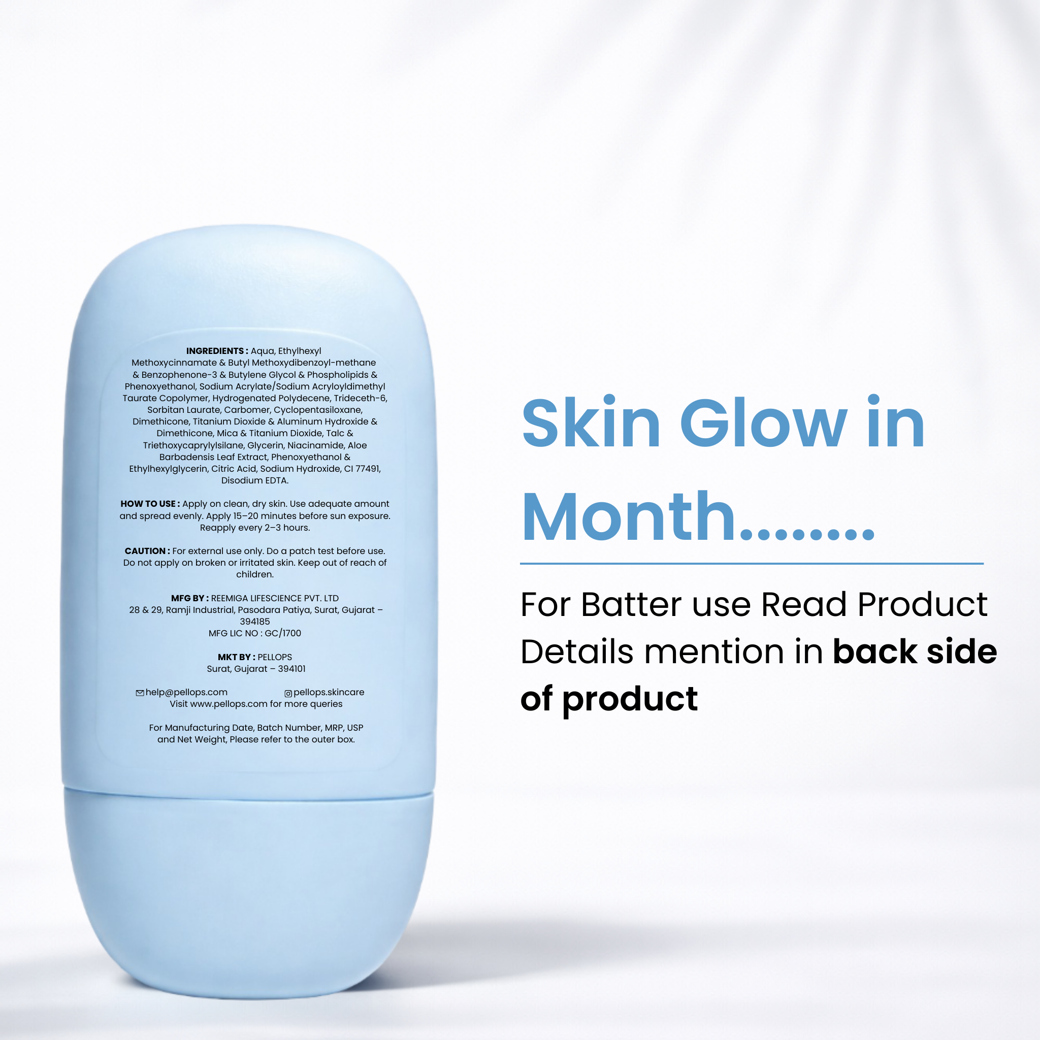 SPF 50 PA++++ Glow Sunscreen with Niacinamide & Magic Pearls